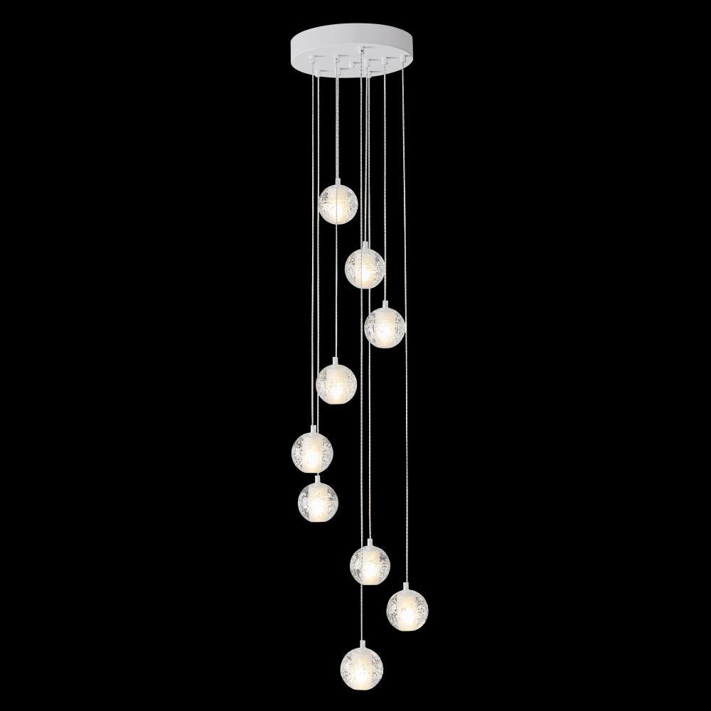 светильник подвесной crystal lux gaspar sp9 d300 white crystal lux 1870/309, доставка по Казахстану 