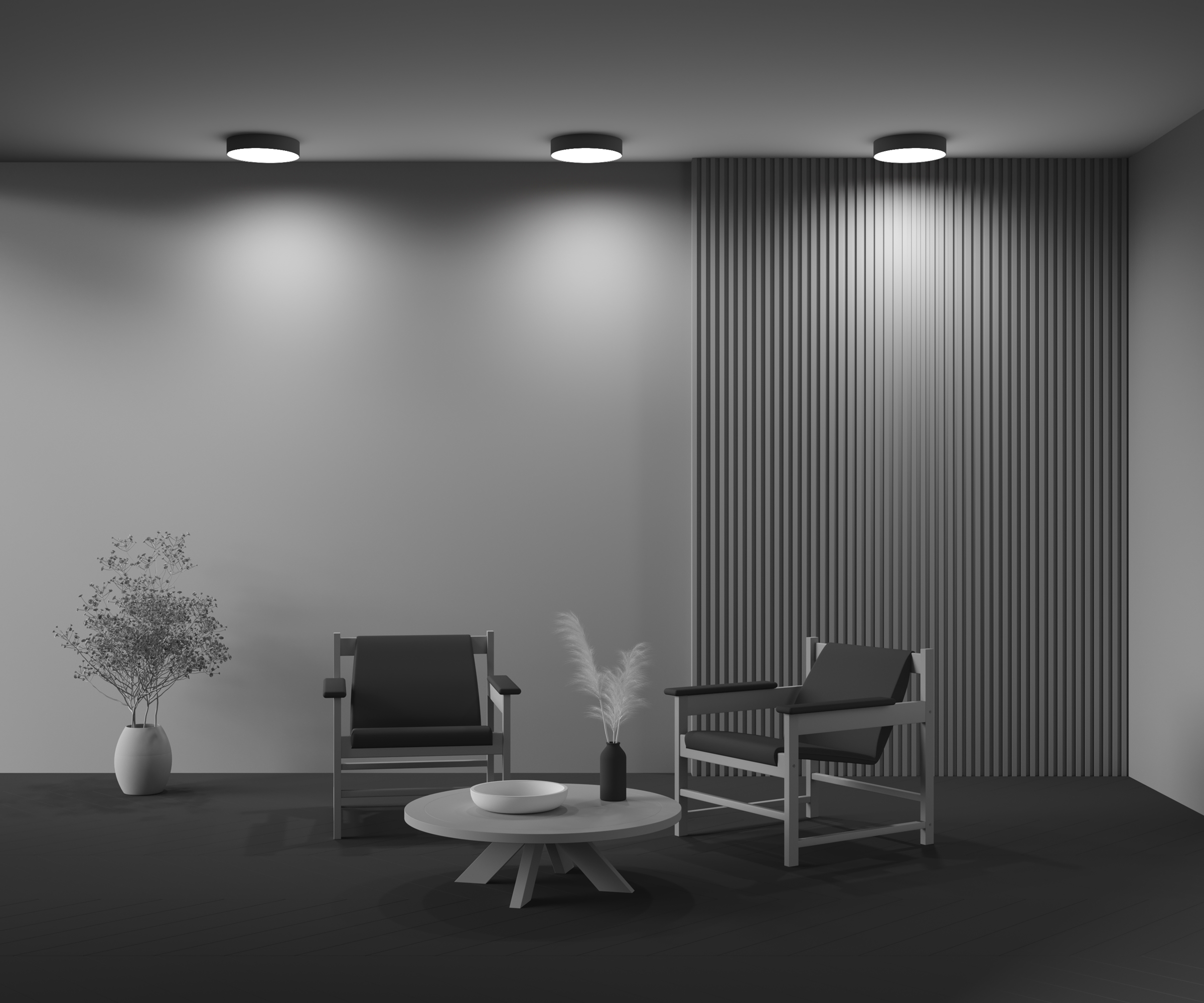 Картинка Потолочный светильник Technical C032CL-36W3K-RD-B