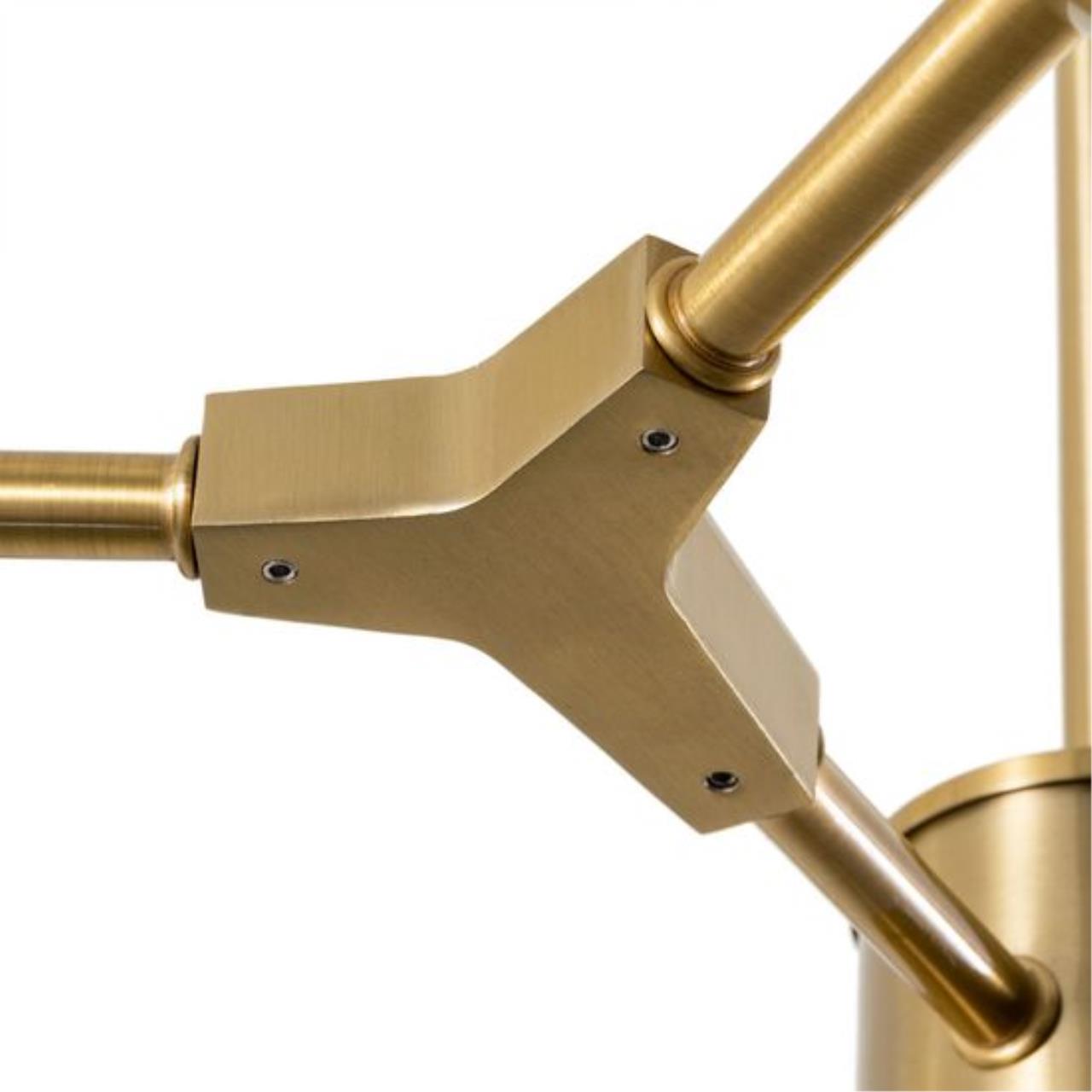 Картинка Потолочная люстра Arte Lamp Yuka Smoky A7759PL-6PB