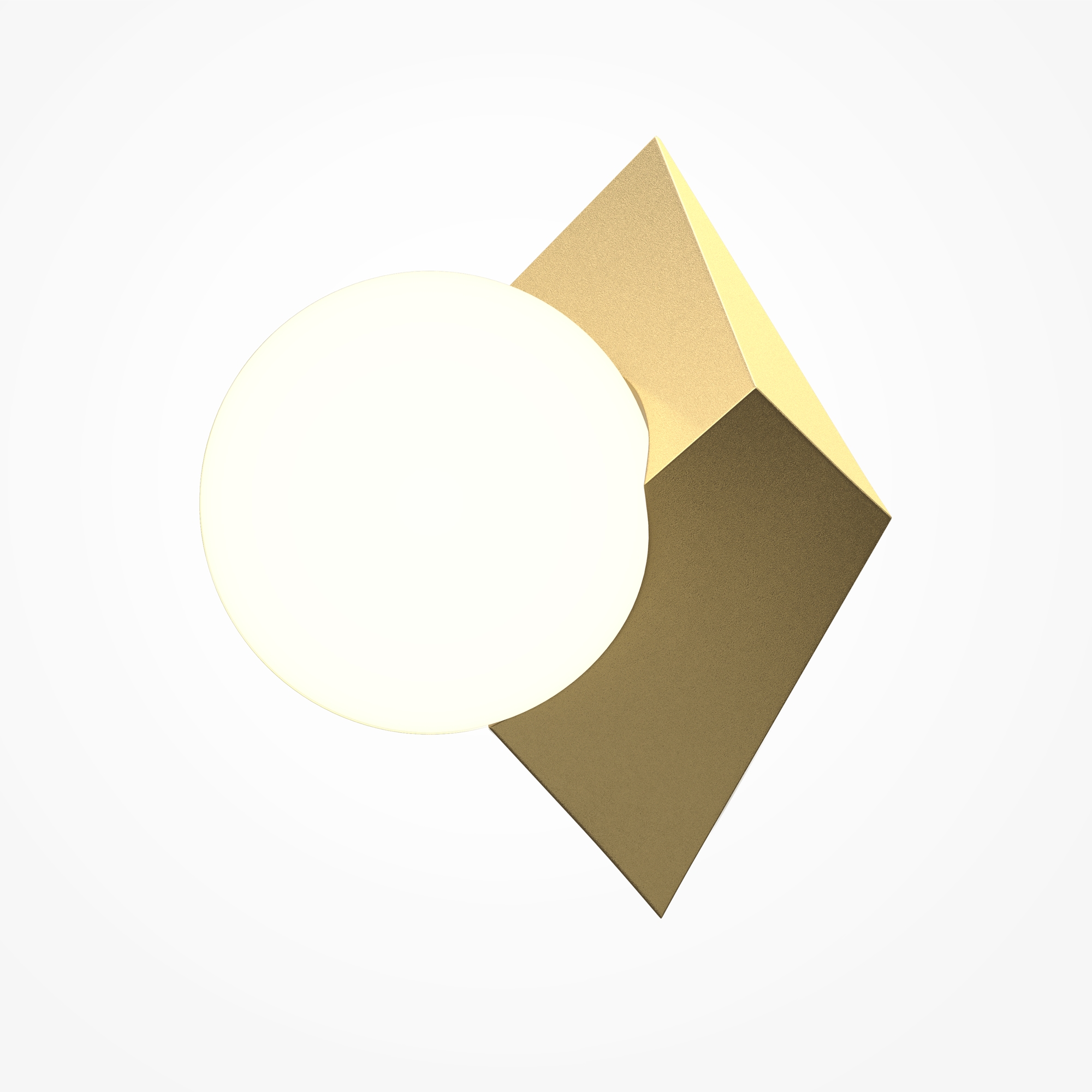 Картинка Настенный светильник (бра) Maytoni MOD445WL-01BS Cubeo