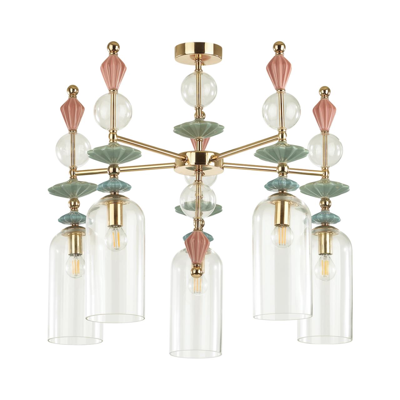 Картинка Подвесная люстра Odeon Light Classic Bizet 4855/5C