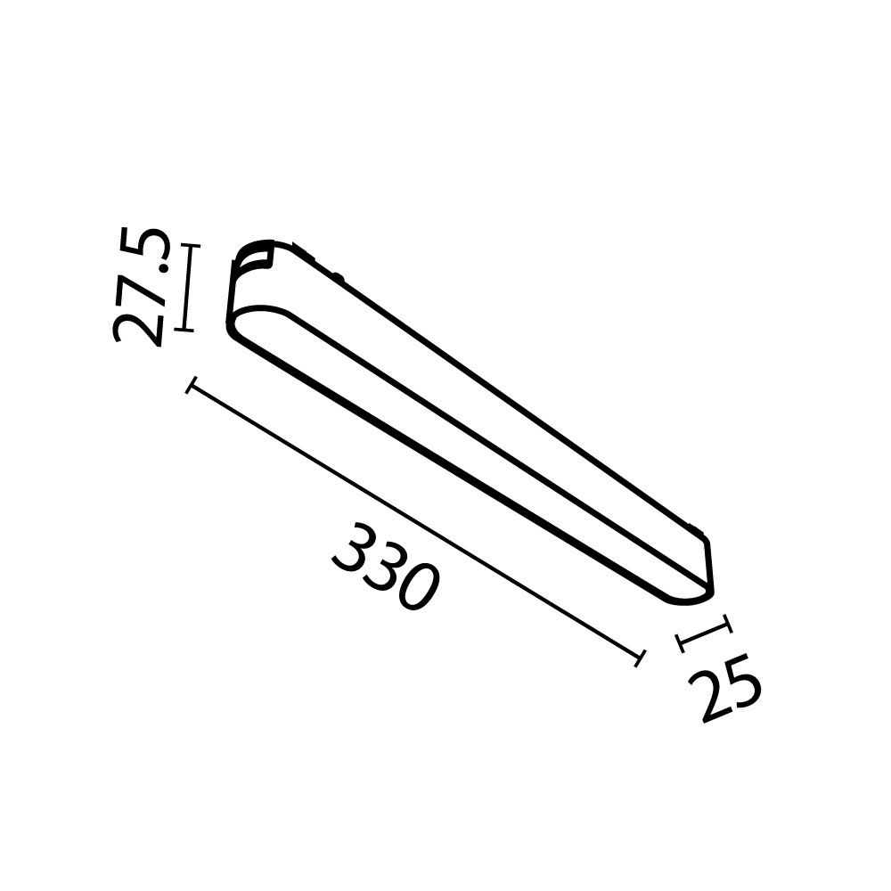 Картинка Трековый светильник Technical TR080-1-18W3K-B