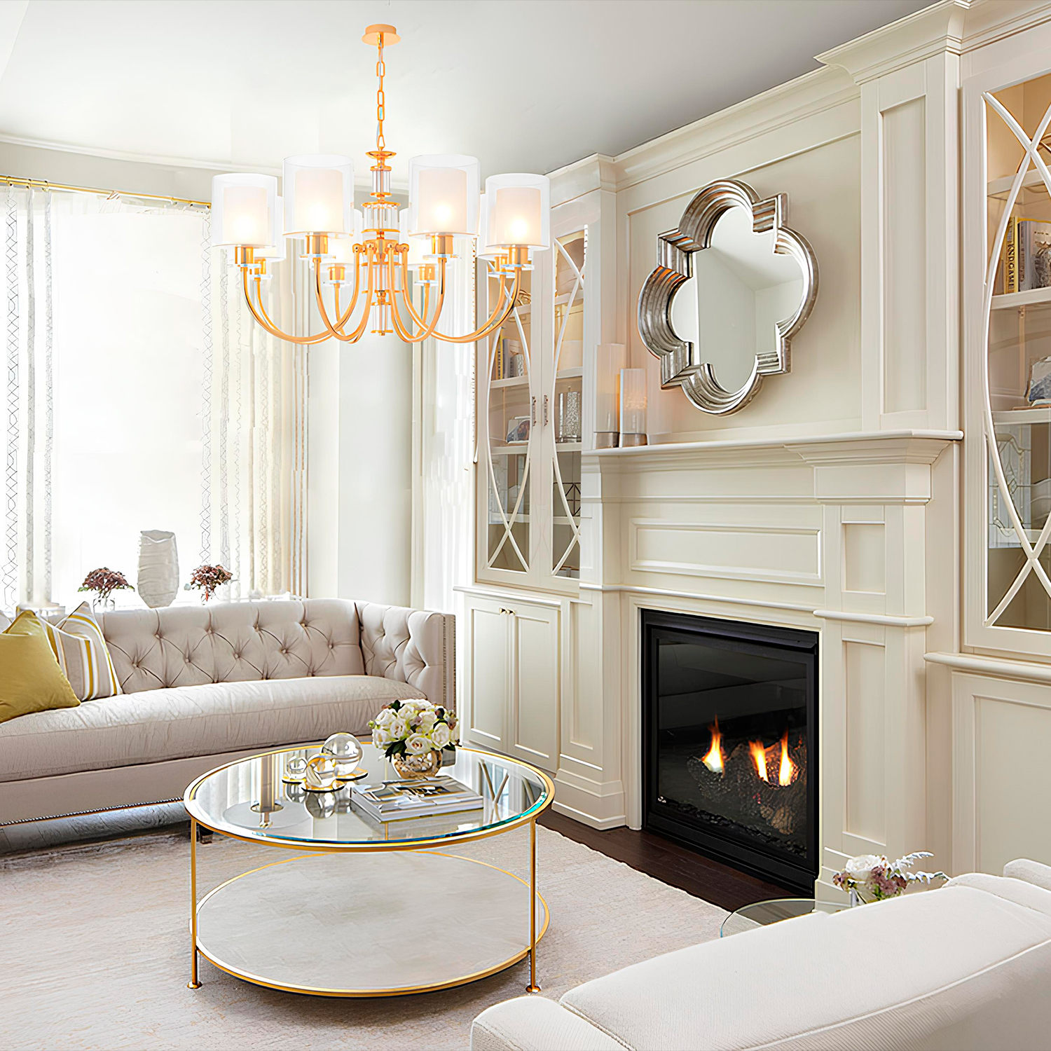 Картинка Люстра Crystal Lux ELENA 1621/308