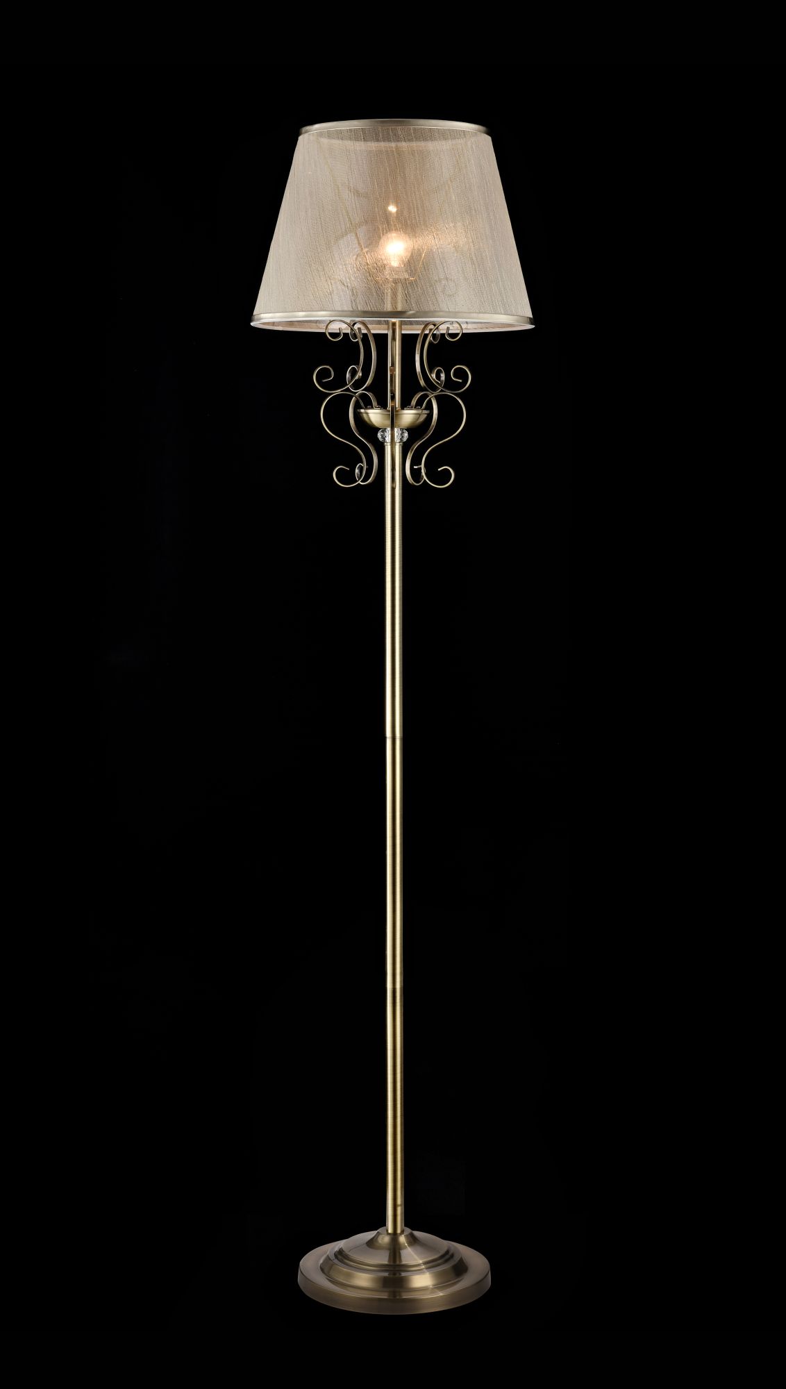 Картинка Торшер Freya Driana FR2405-FL-01-BZ