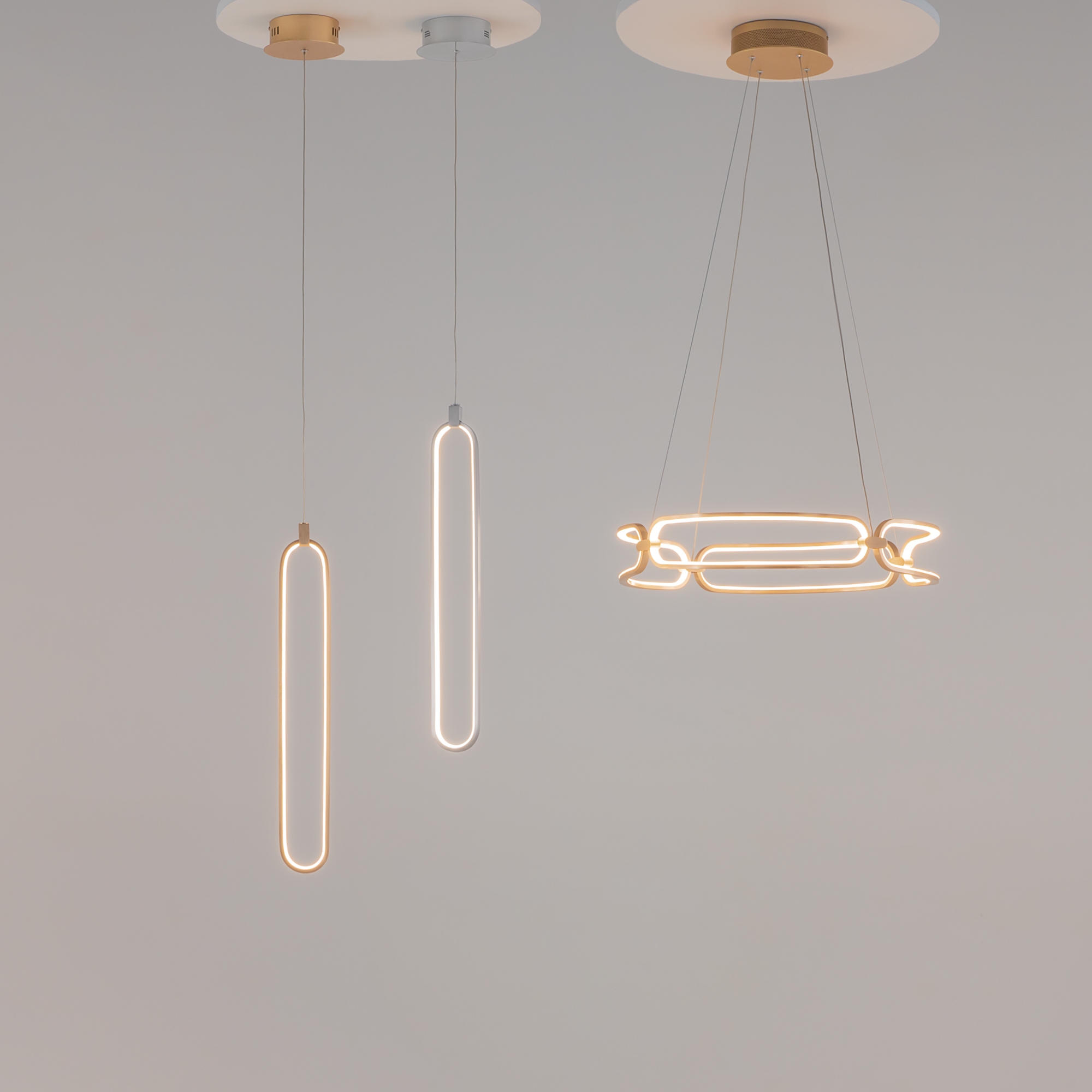 Картинка Подвесной светодиодный светильник Maytoni Chain MOD017PL-L50MG