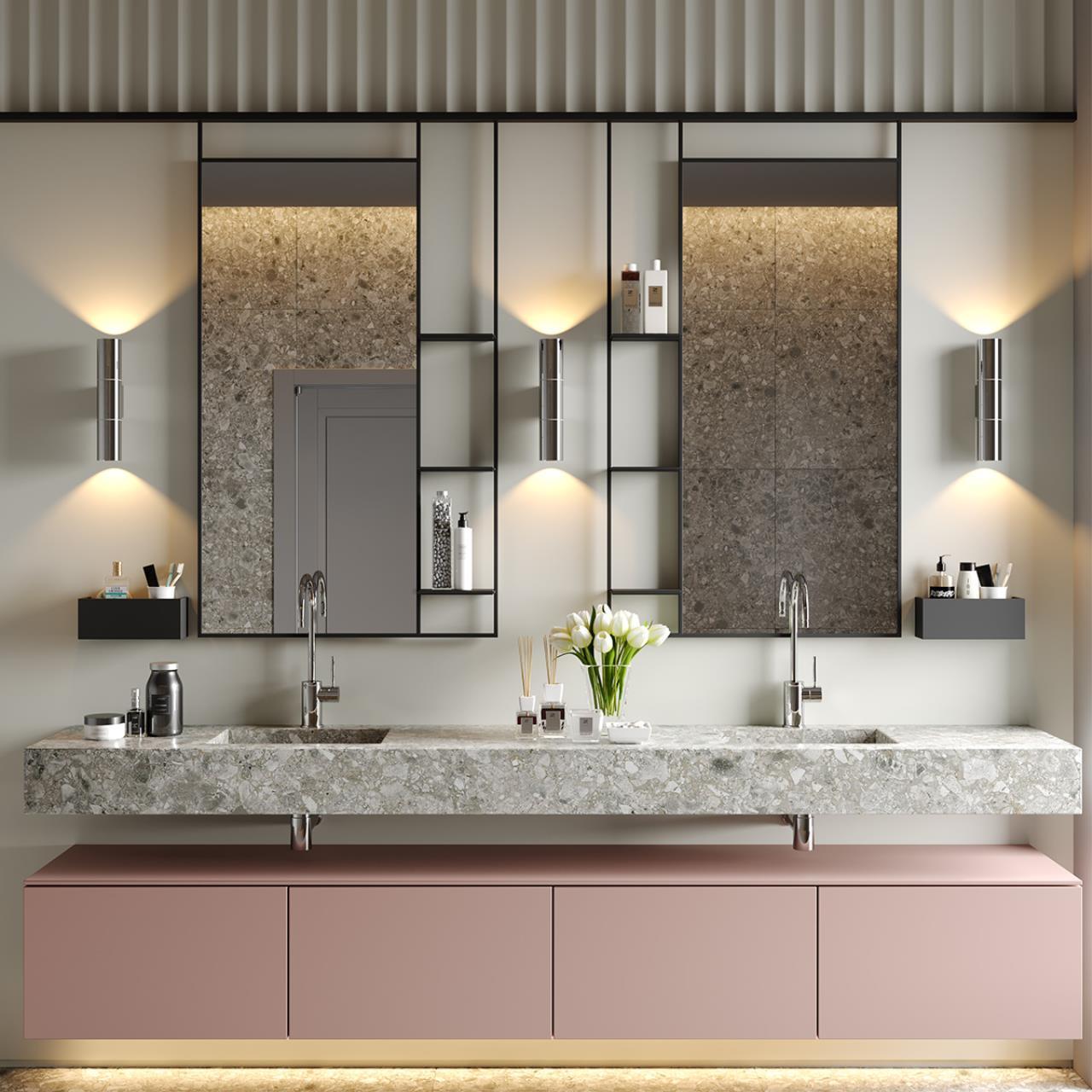 Картинка Настенный светильник Odeon Light Hightech Bazel 4281/2WA