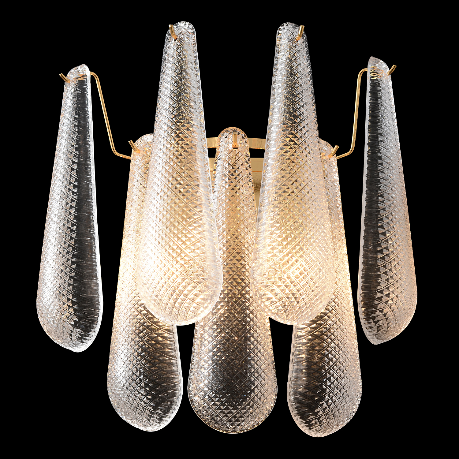 Картинка Настенный светильник Crystal Lux FONTAIN 1802/402