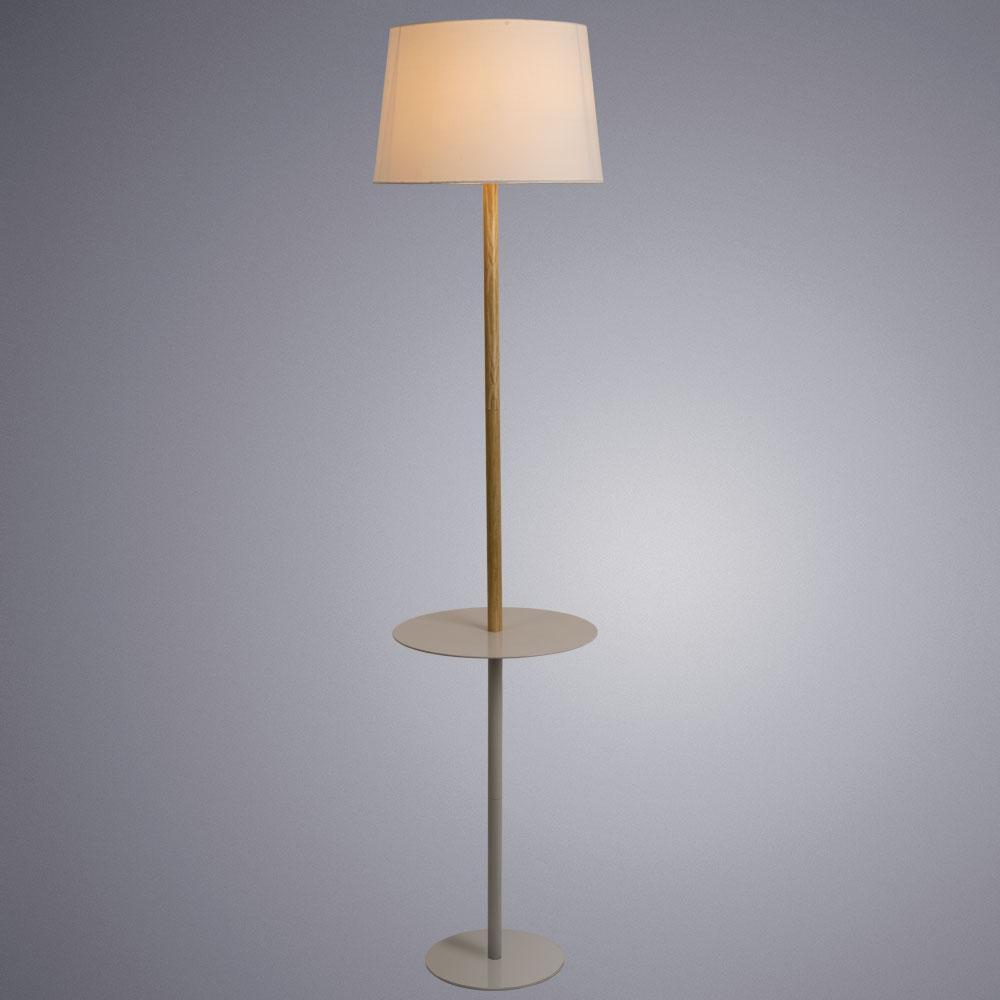 Картинка Торшер Arte Lamp Connor A2102PN-1WH
