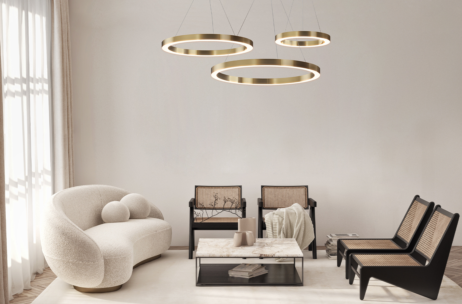 Картинка Подвесной светильник Maytoni MOD415PL-L60BS4K