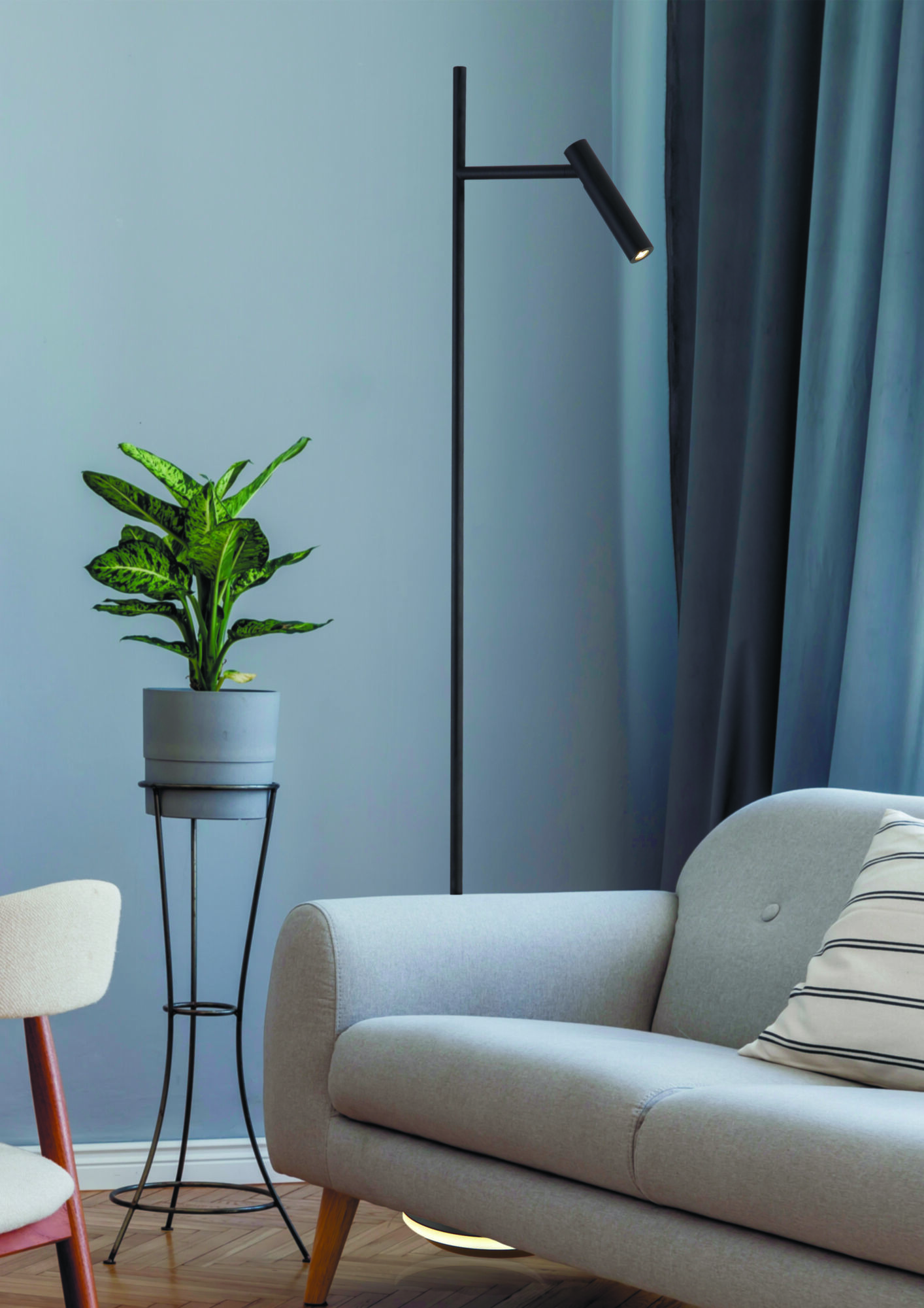 Картинка Торшер Maytoni Estudo Z010FL-L8B3K