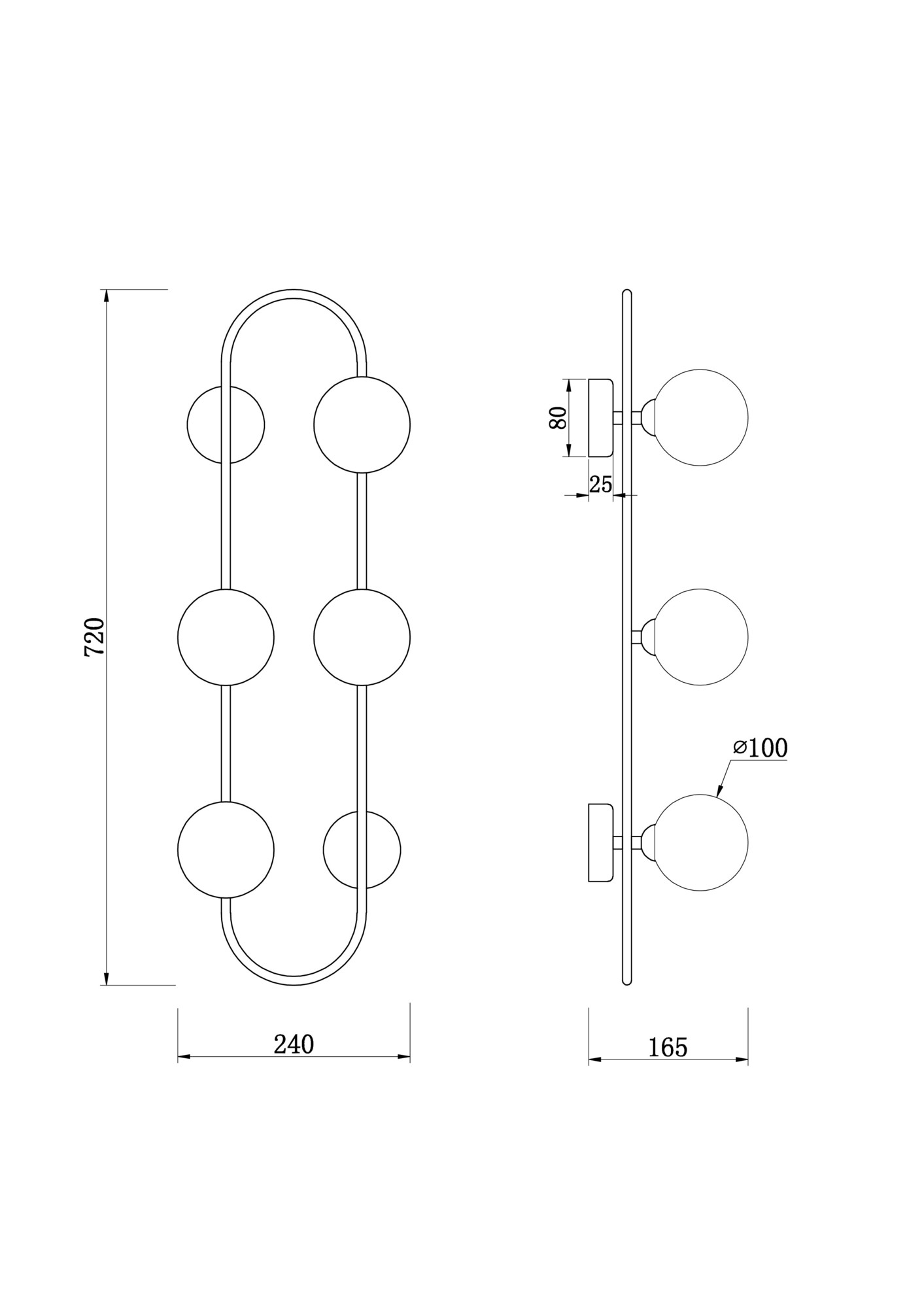 Картинка Настенный светильник (бра) Freya FR5233WL-04BS1