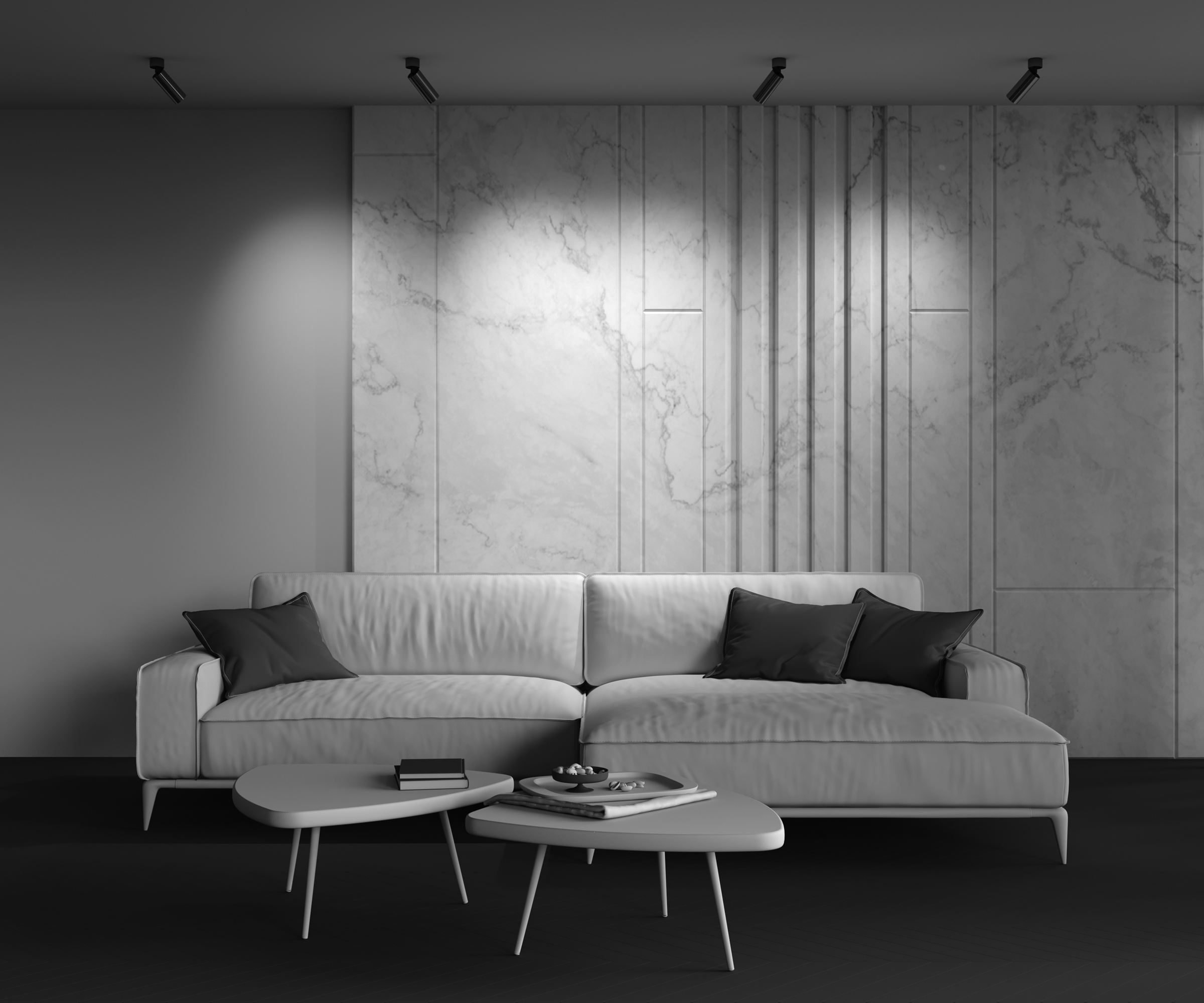 Картинка Потолочный светильник Technical C055CL-L12W3K-W-BS