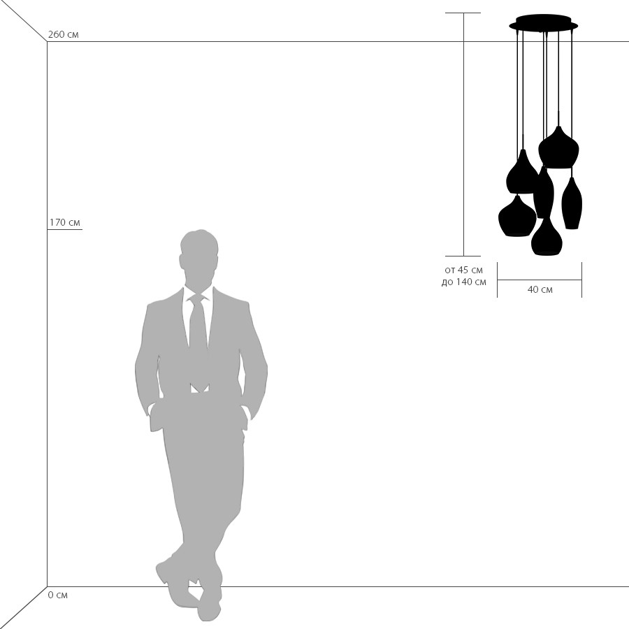 Картинка Подвесная люстра Lightstar Pentola 803067