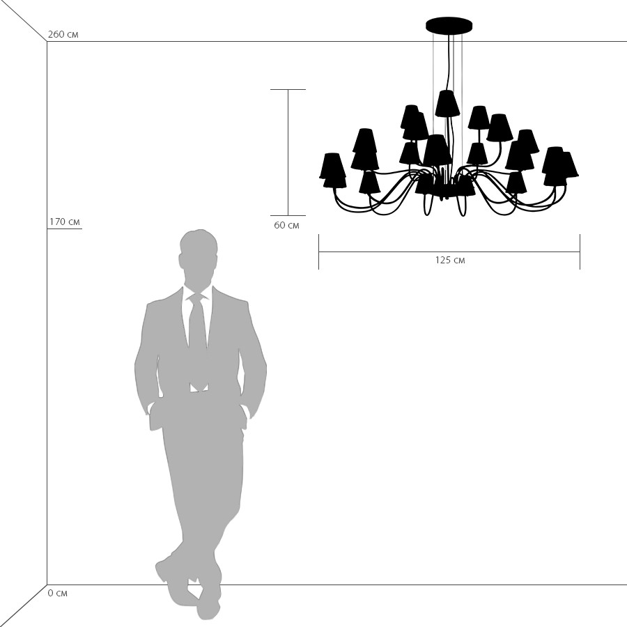 Картинка Подвесная люстра Lightstar Diafano 758212