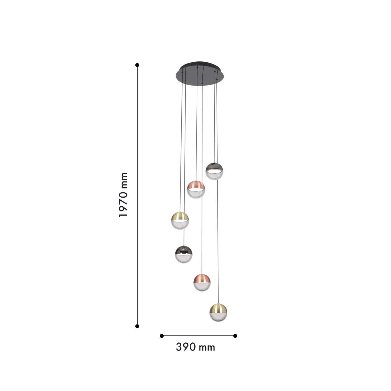 Картинка Подвесной светильник Luna 4371-6P