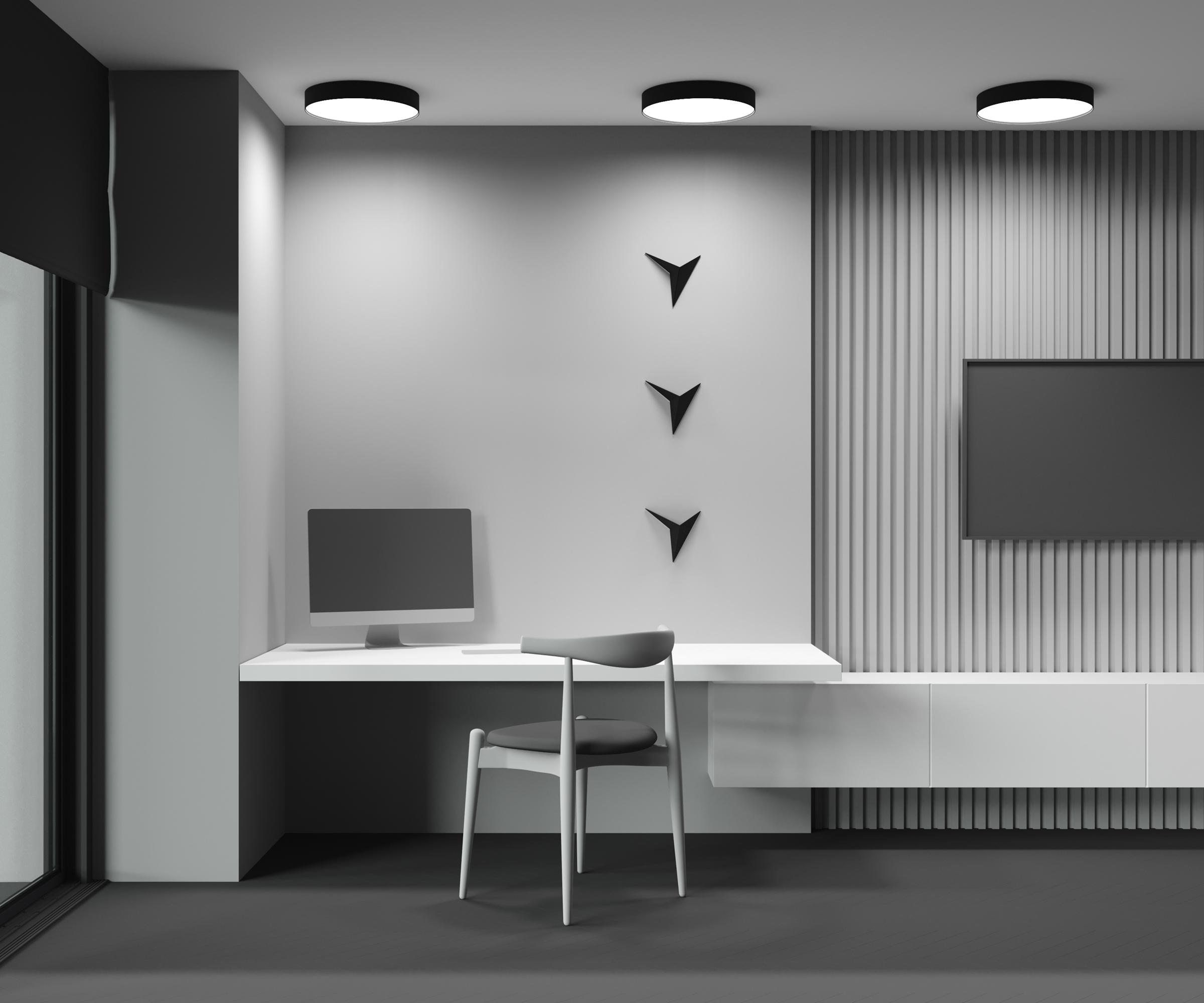 Картинка Потолочный светильник Technical C032CL-45W3K-RD-B