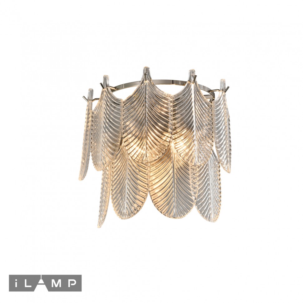 Картинка Настенный светильник iLamp Oro W2544-2 Nickel