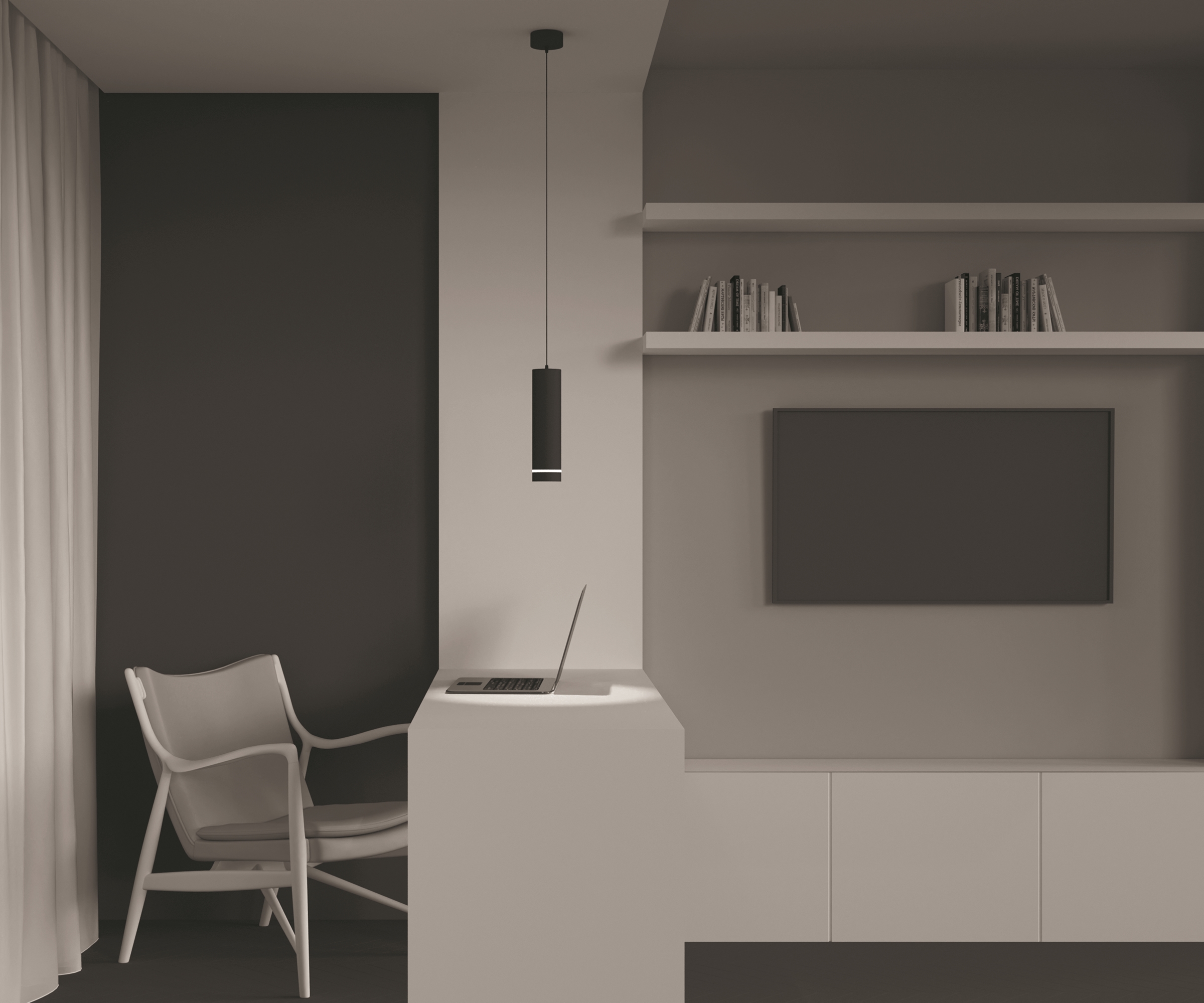 Картинка Подвесной светильник Technical P085PL-12W4K-B