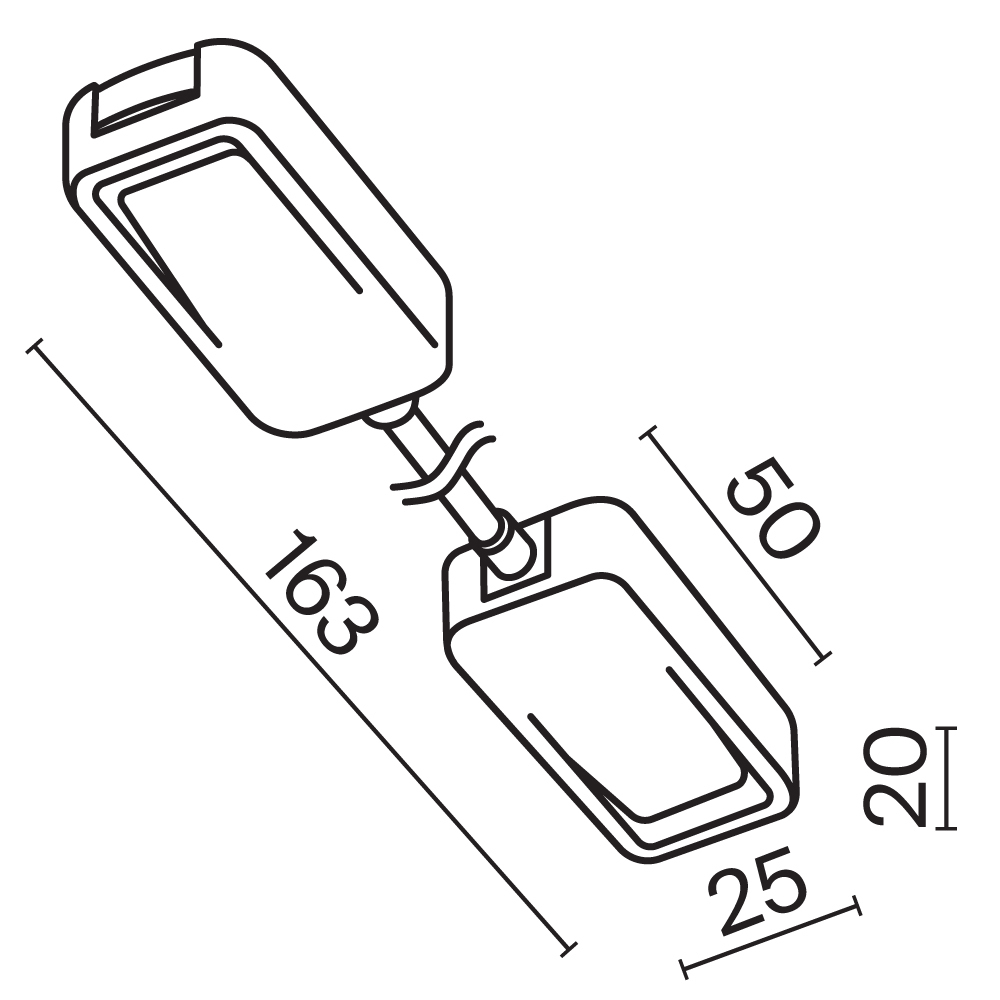 Картинка Комплектующие для встраиваемой трековой системы Technical TRA084CPC-B-12