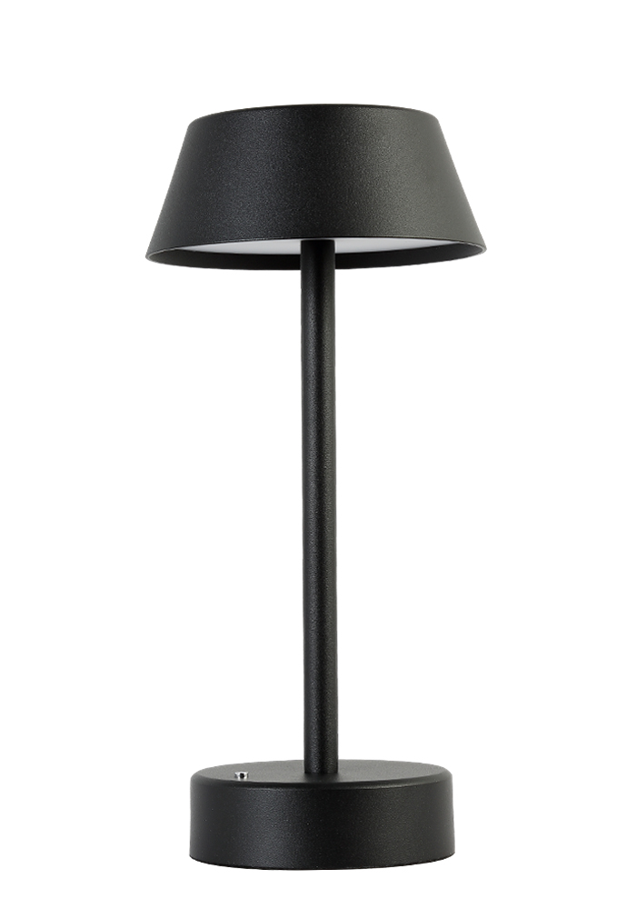 Картинка Аккумуляторная настольная лампа Crystal Lux SANTA LG1 BLACK Crystal Lux 3661/501