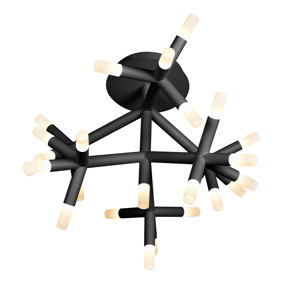 Картинка Потолочная светодиодная люстра iLedex Savage FS-017-X25 BK