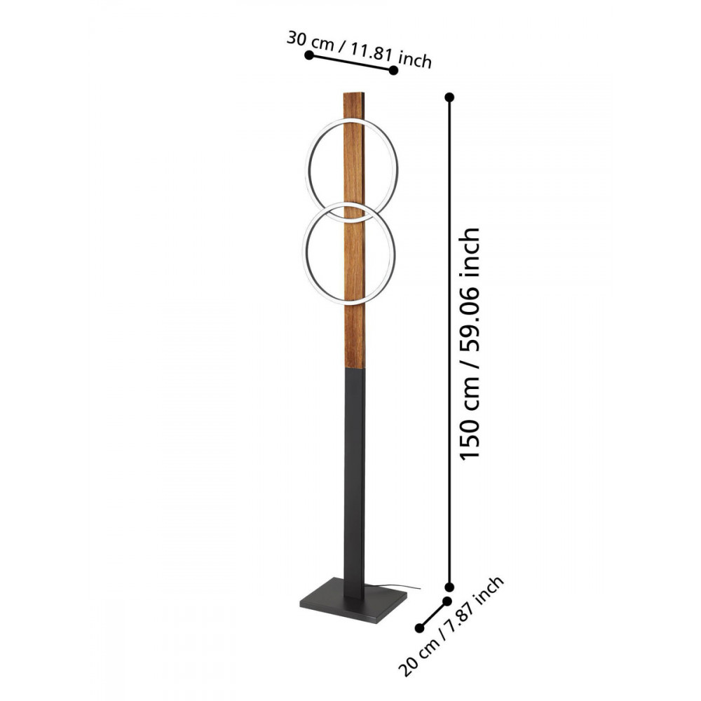 Картинка 900892 Торшер с ножным выключателем BOYAL