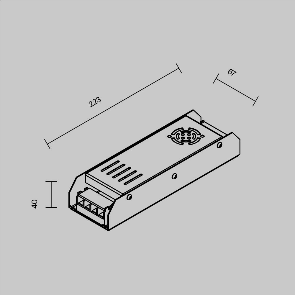 Картинка Комплектующие к светодиодной ленте Led Strip 811004