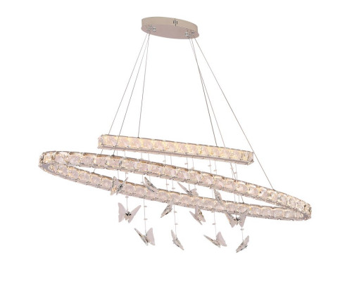 Картинка NEWPORT 8120 8120/120 oval chrome Подвесной светильник