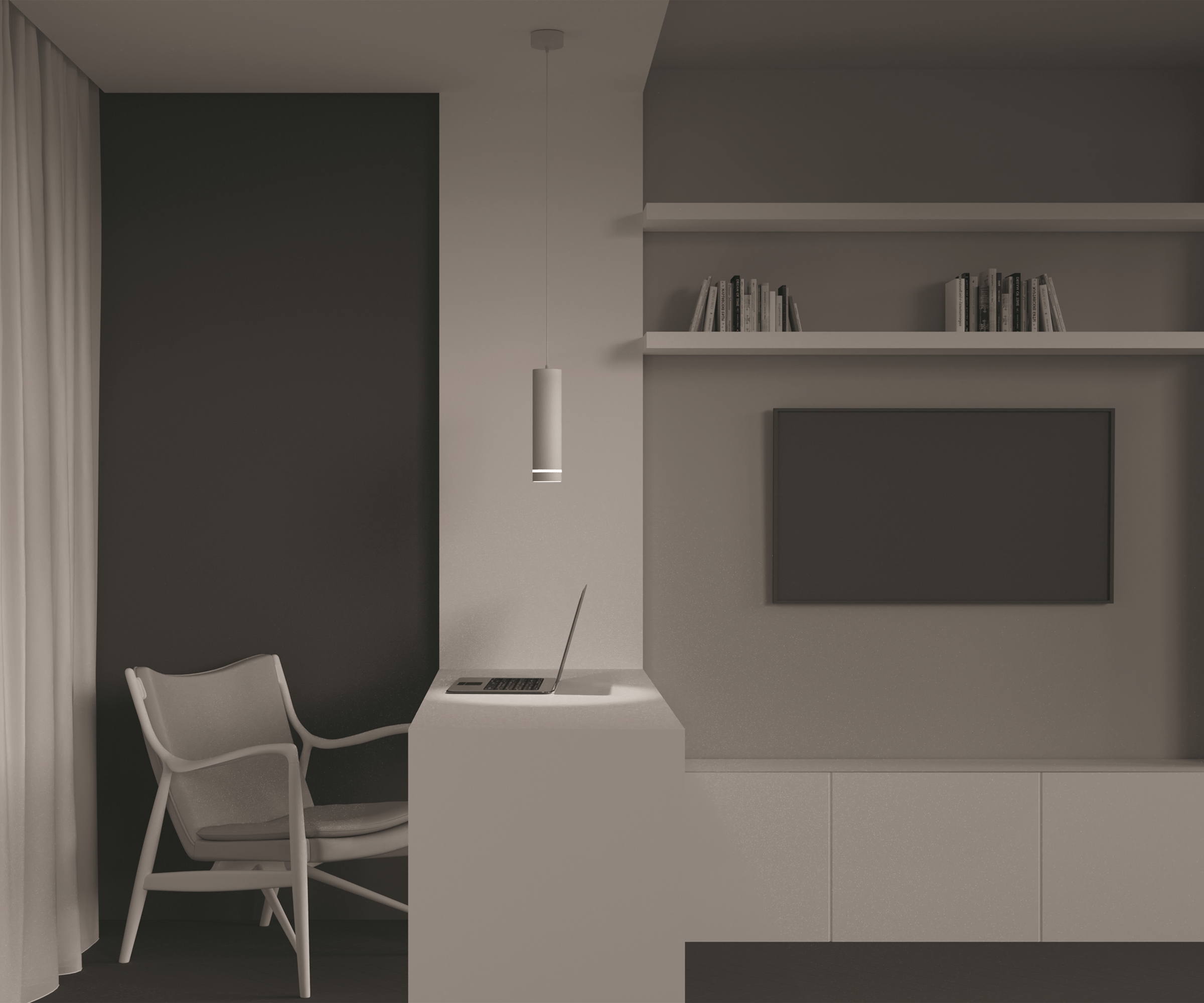 Картинка Подвесной светильник Technical P085PL-12W3K-W