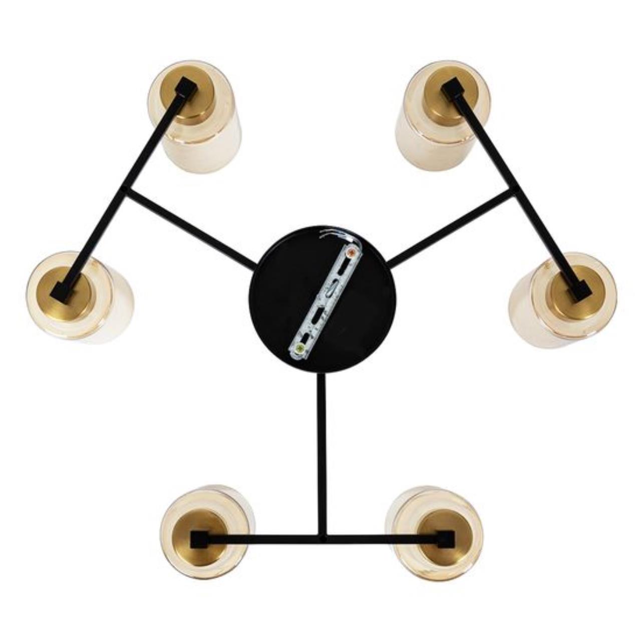 Картинка Потолочный светильник Arte Lamp LEO A7027PL-6BK