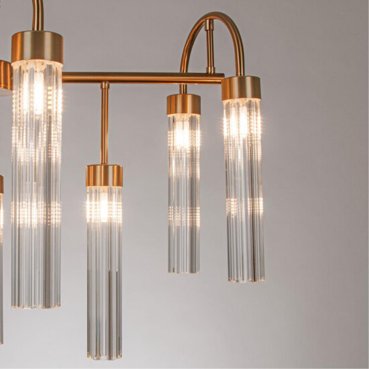 Картинка Подвесная люстра Arte Lamp BORGIA A4088LM-12AB