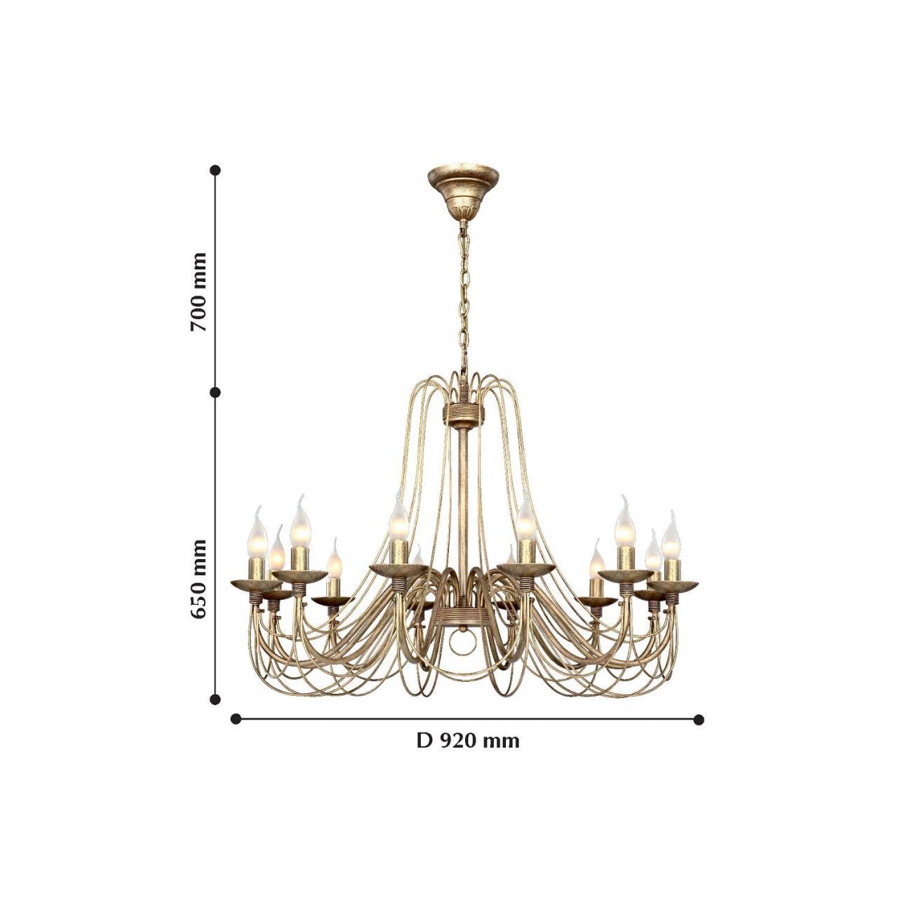 Картинка Подвесная люстра F-Promo Chateau 2163-12P