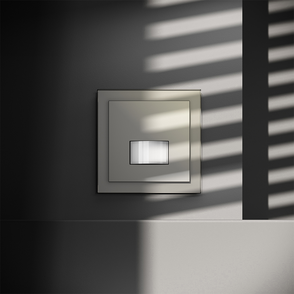 Картинка Датчик движения встраиваемый VOLTUM S70, (шелк) VLS070504