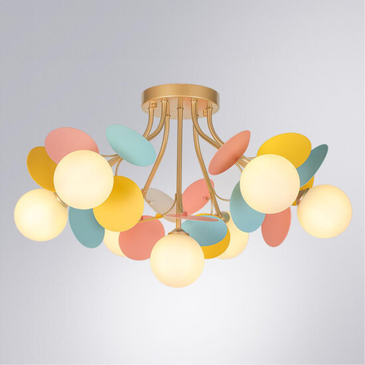 Картинка Потолочная люстра Arte Lamp PEACOCK A1369PL-7MD