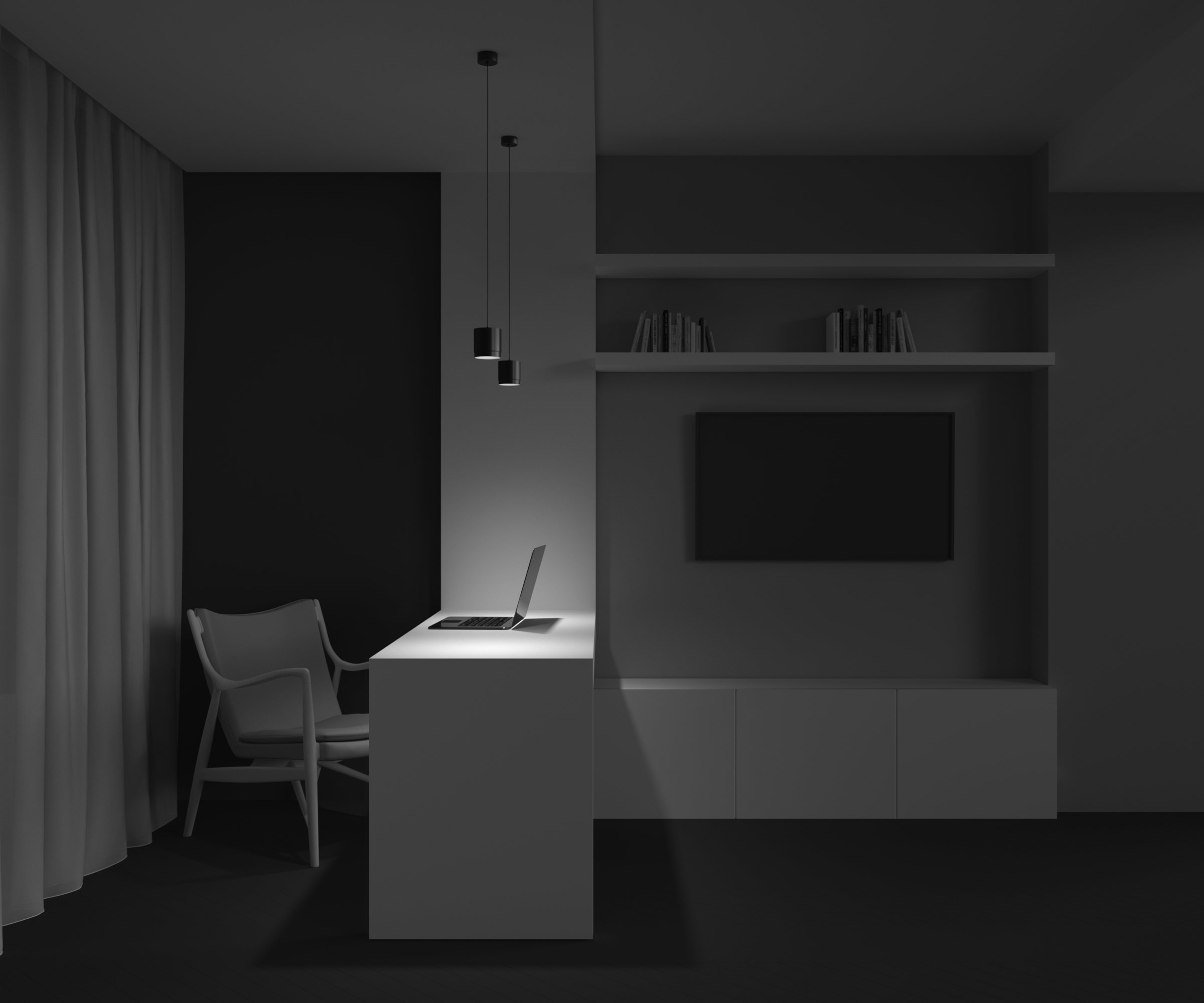 Картинка Подвесной светильник Technical P088PL-GX53-B