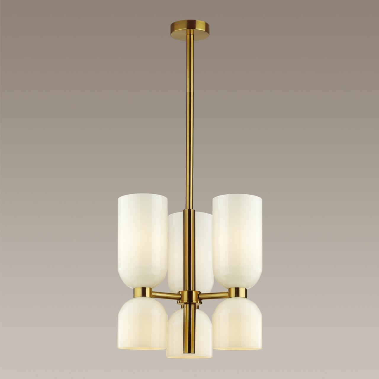 Картинка Подвесная люстра Odeon Light Midcent Orinoco 4798/6