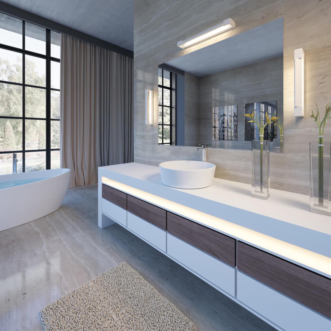 Картинка Настенный светодиодный светильник Odeon Light Hightech Arno 3887/12WW