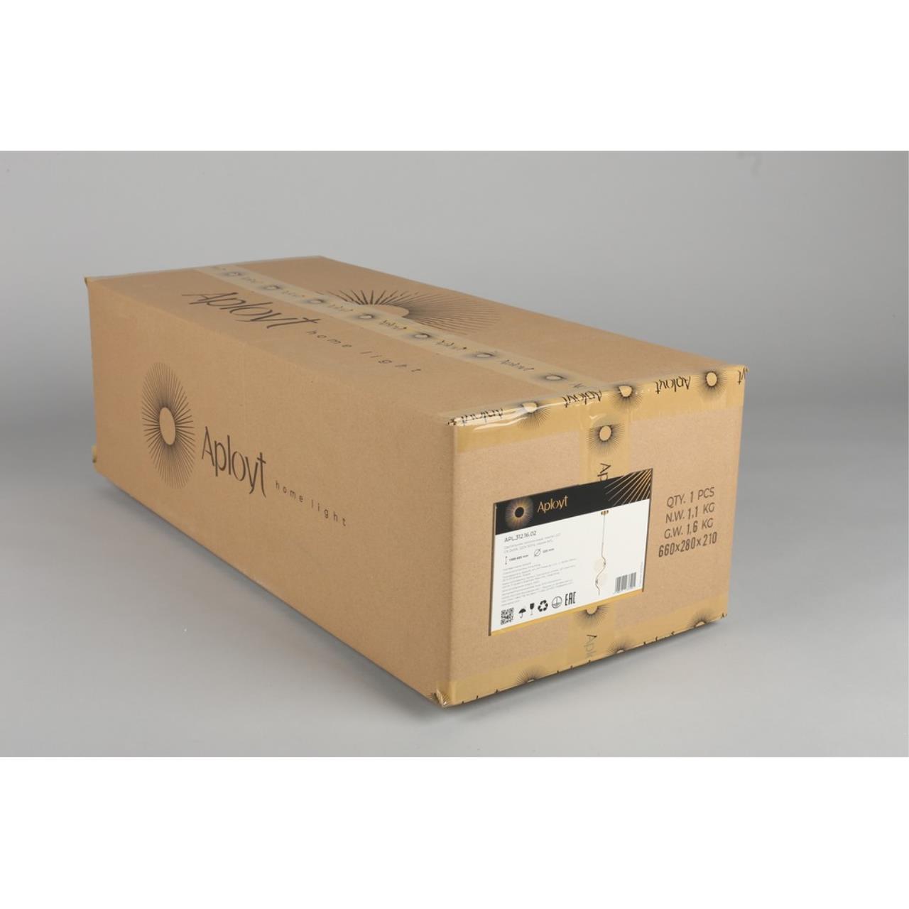 Картинка APL.312.16.02 Светильник подвесной Aployt Jagna