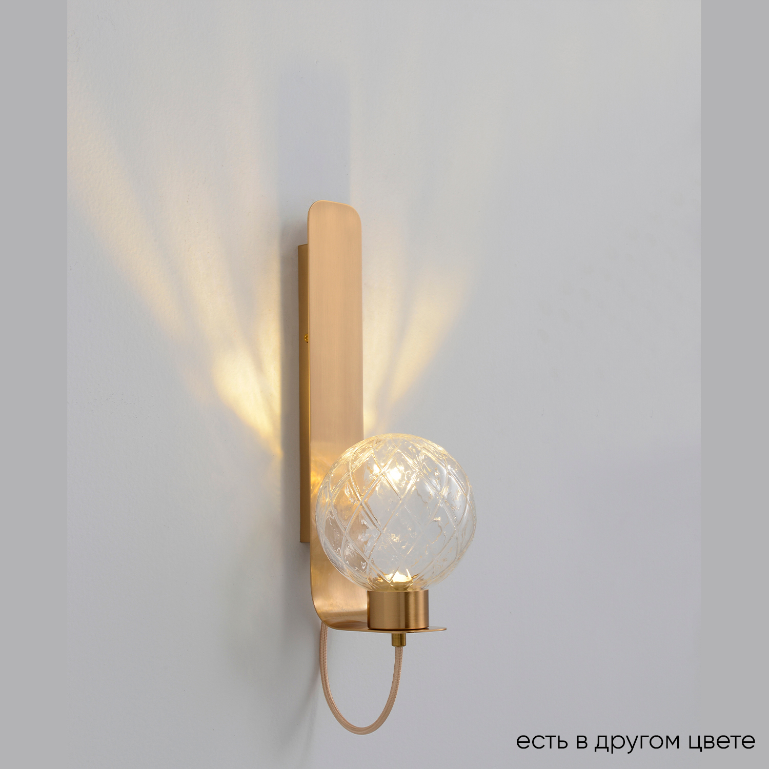 Картинка Бра BELLA AP1 BRASS Crystal Lux 0242/401