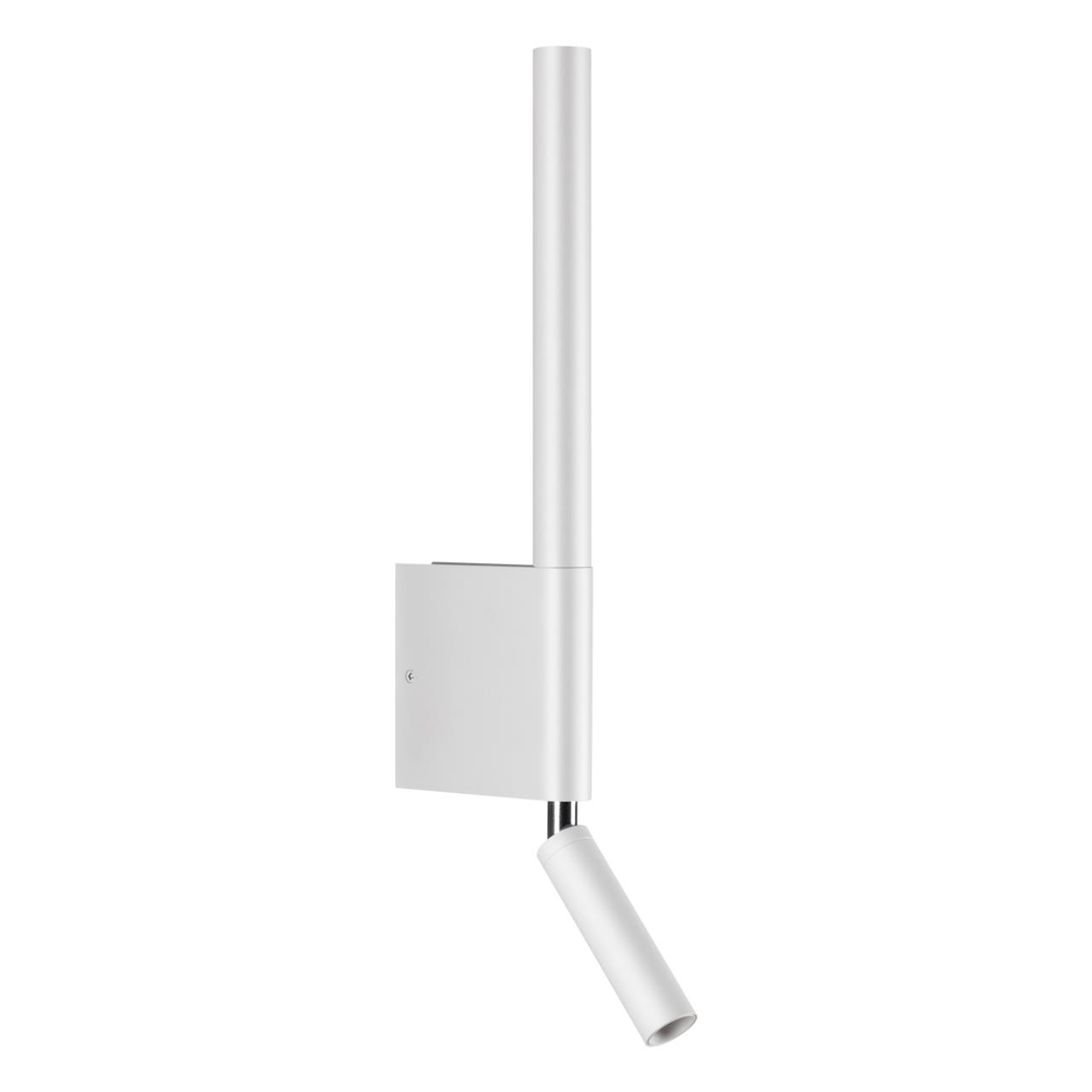 С 1 плафоном на стену 359435 OVER NT24 000 белый Светильник настенный с выключателем IP20 LED 5W+3W 220-240V 3000K 320Лм FERMO, доставка по Казахстану 