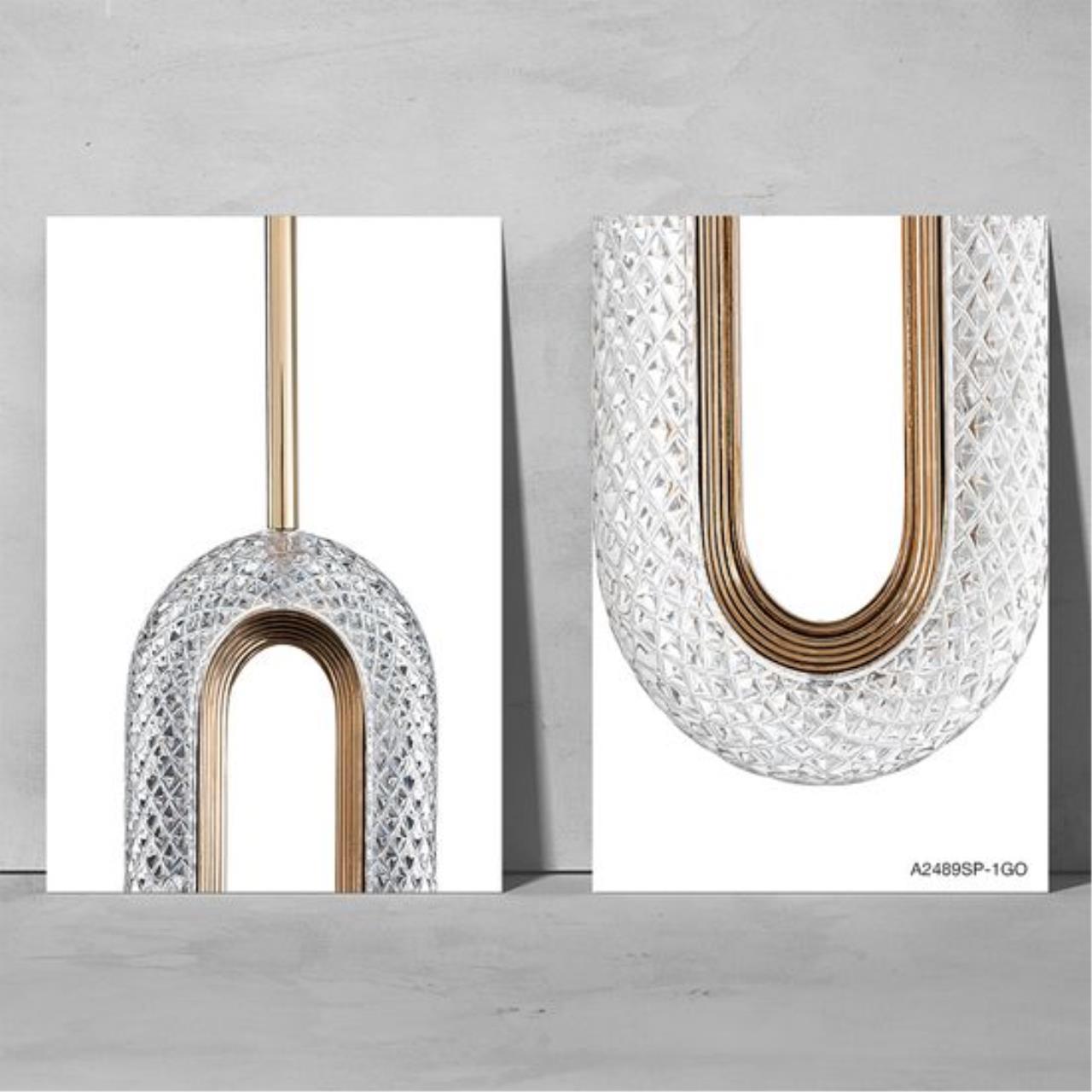 Картинка Подвесной светильник Arte Lamp OVALE A2489SP-1GO