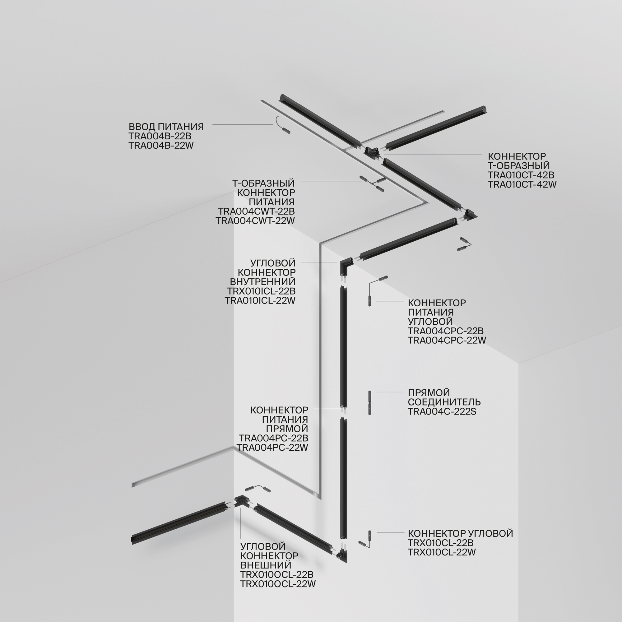 Картинка Шинопровод Technical TRX010-422B