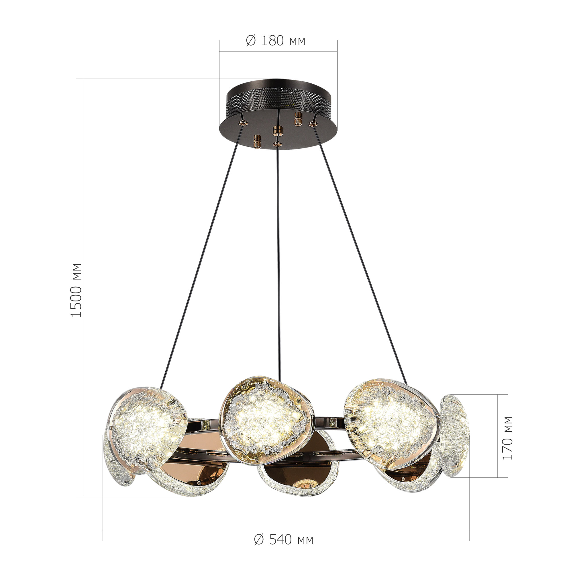 Картинка SL6018.203.64 Светильник подвесной ST-Luce ENIGMA