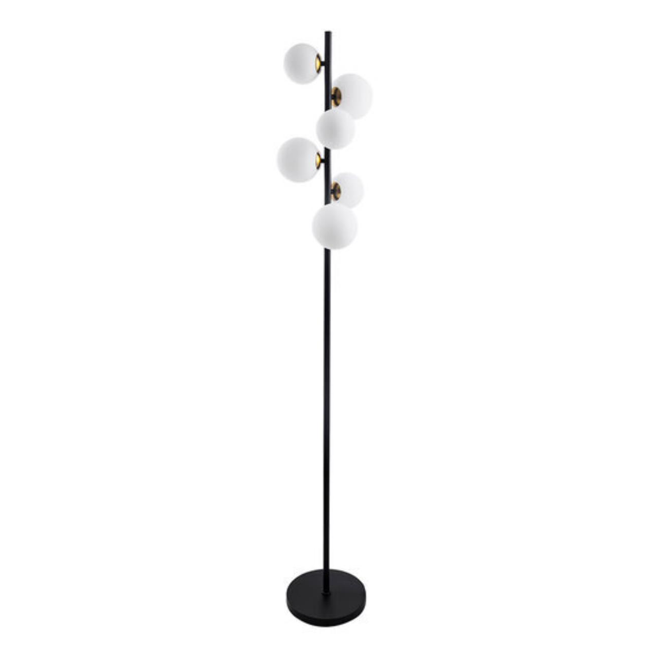 Картинка Торшер Arte Lamp GEMINI A2243PN-6BK