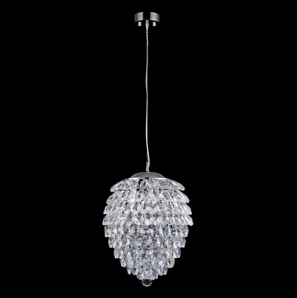 светильник подвесной crystal lux charme sp6 chrome/transparent crystal lux 1373/206, доставка по Казахстану 