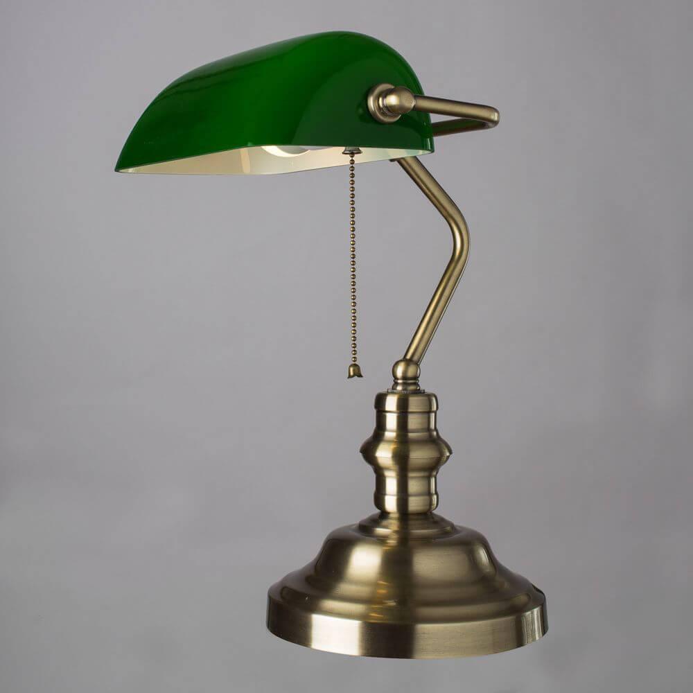 Картинка Настольная лампа Arte Lamp Banker A2492LT-1AB