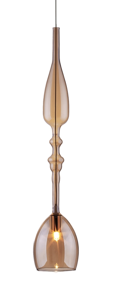 Картинка Светильник подвесной Crystal Lux LUX NEW SP1 C AMBER Crystal Lux 2263/211