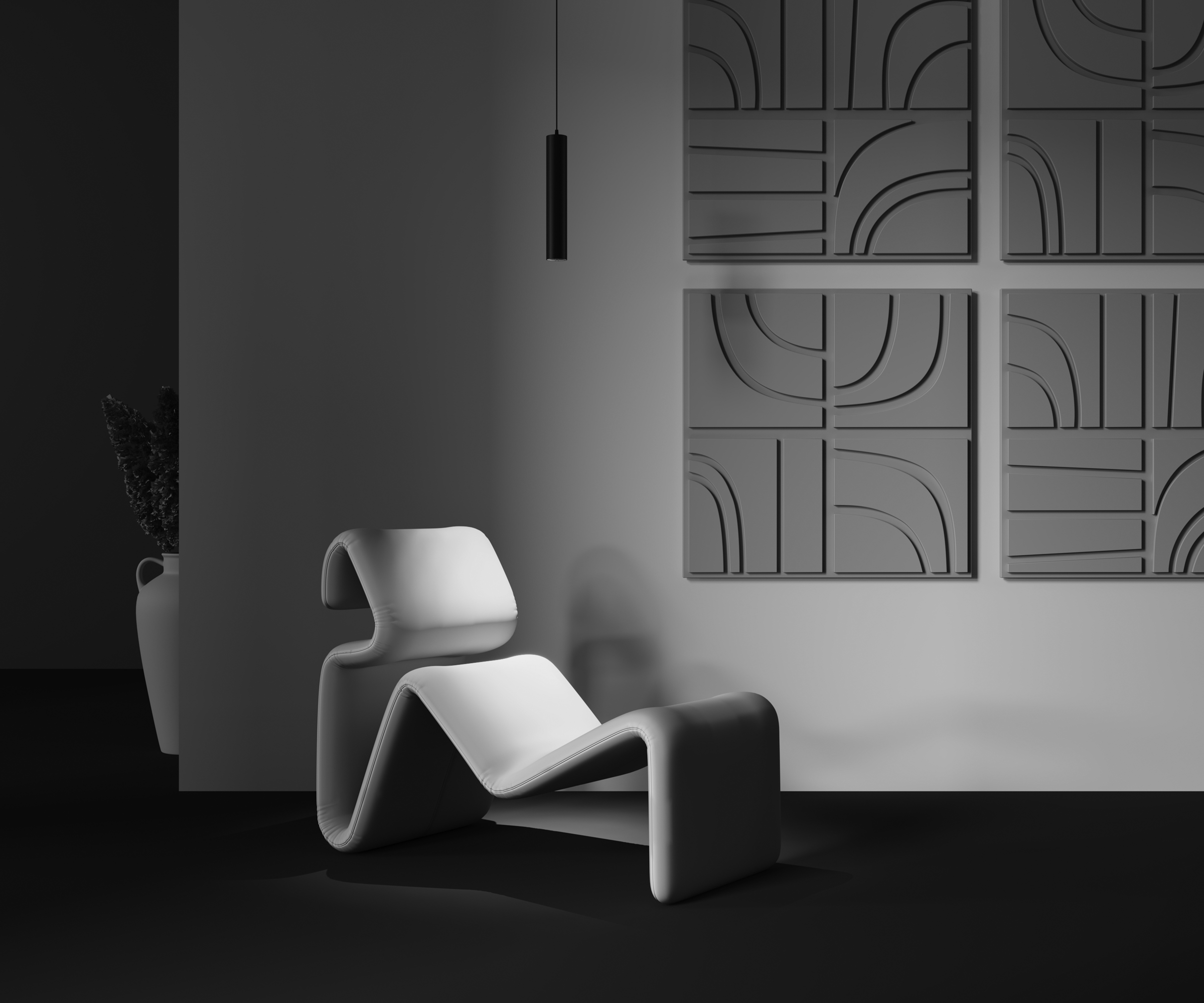 Картинка Подвесной светильник Technical P072PL-L12B4K-1