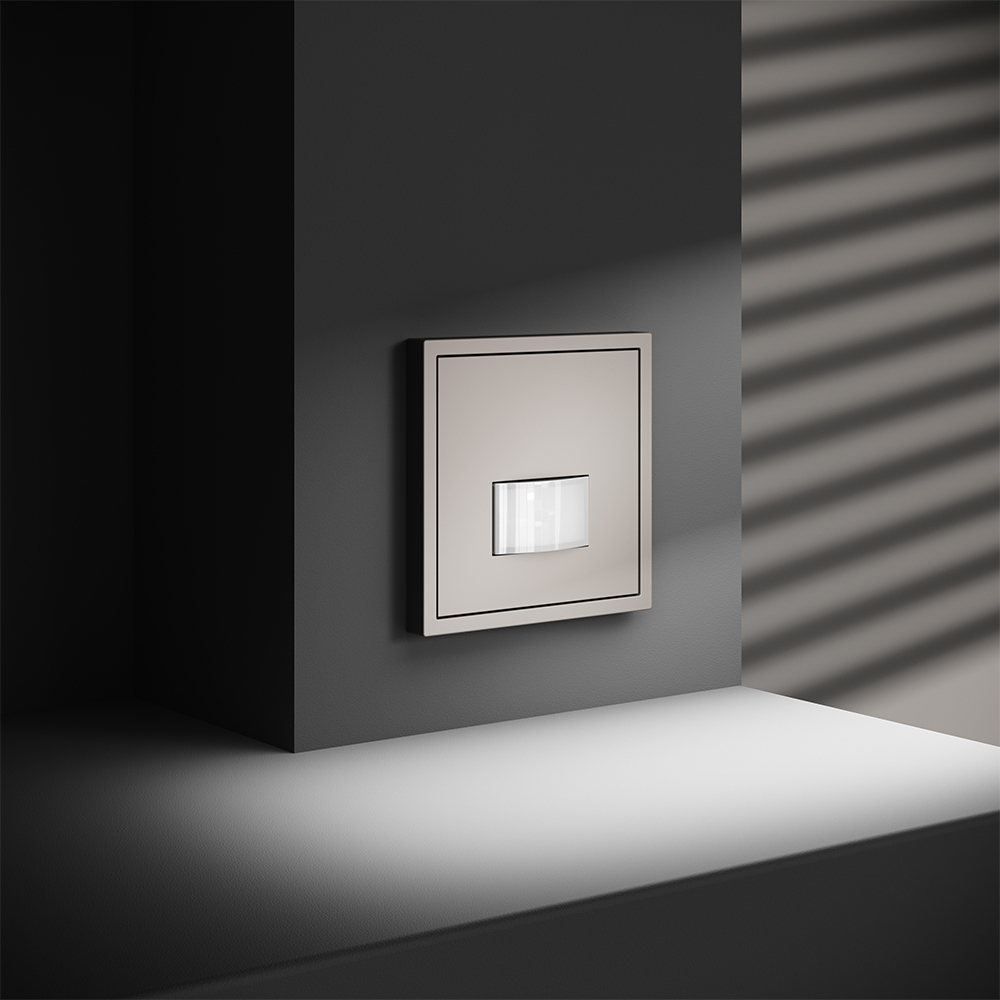 Картинка Датчик движения встраиваемый VOLTUM S70, (кашемир) VLS070503