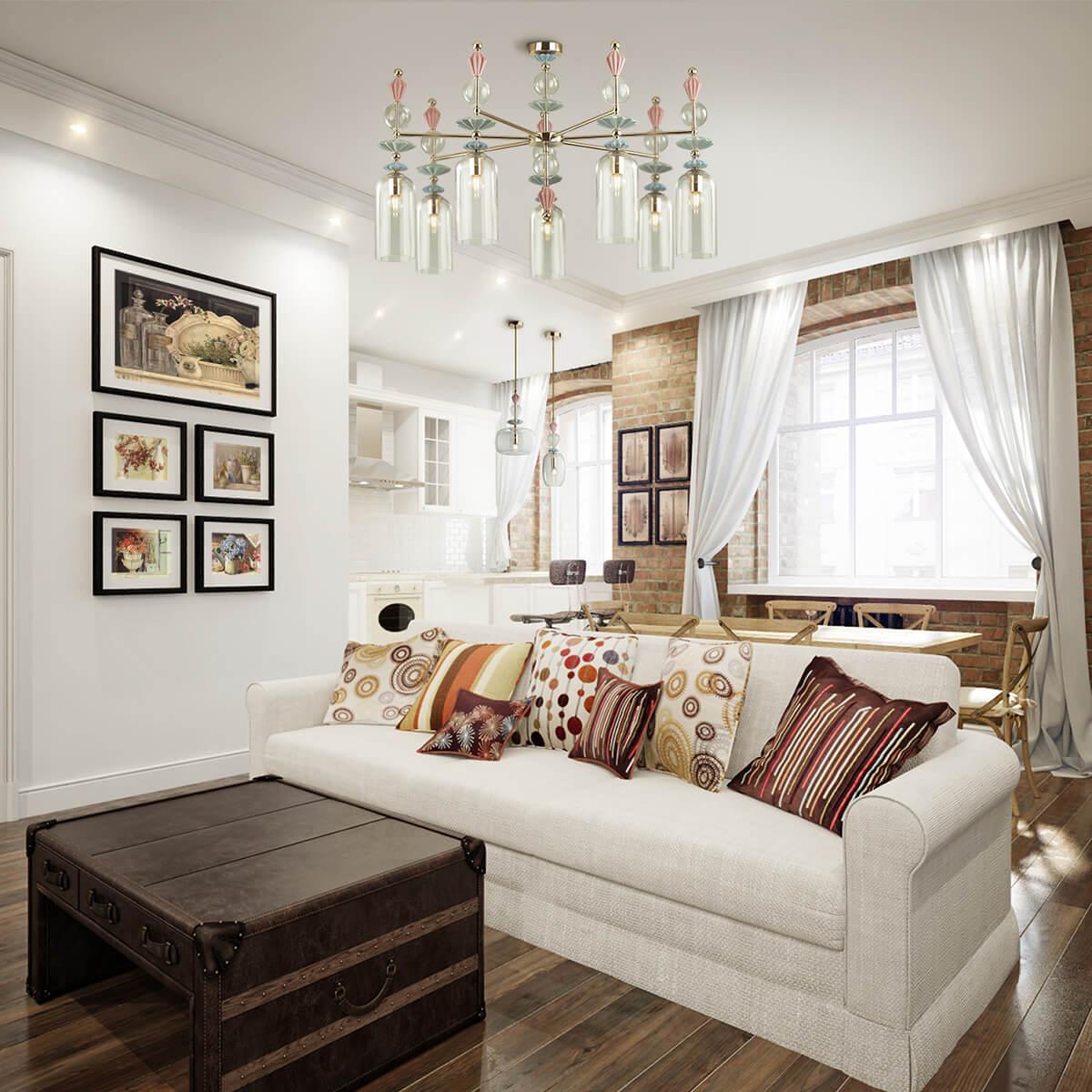 Картинка Подвесная люстра Odeon Light Classic Bizet 4855/7C